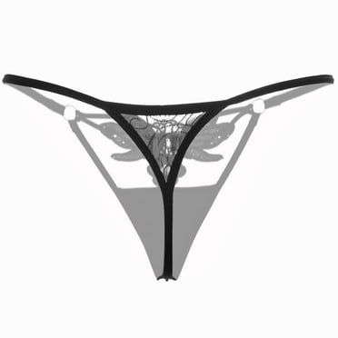Details about   Transparent Crotchless Lingerie Pearl Panties G-string Thongs Brief
